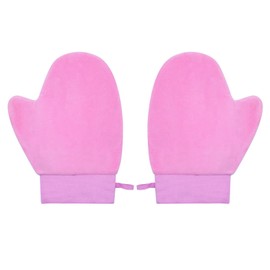 2 Stück Selbstbräuner Handschuh, Selbstbräuner Rücken Applikator, Lotions Streifenfreie Bräune für Lotions Sonnenschutzlotion Bräunungshandschuh Handschuh zum Sonnenbaden