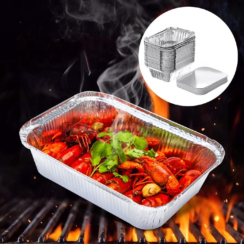 TENLITE 25Pc x 450ML + 25Pc x 3Compartment Foil Containers