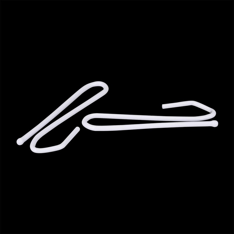 C.M. Curtain Hooks, Metal, 2.8 inches (70 mm), 50 Pieces,