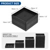 sourcing map Bed Risers 4Pcs, 1.5 Inch Furniture Risers Square