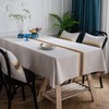 Bringsine Vinyl Rectangle/Oblong Tablecloth PVC Table Cover Oil-Proof/Waterproof Kitchen Dining