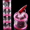 4pcs Nail Art Display Stand Flexible Practice Stand Nail Tips