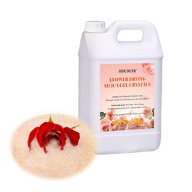 Silica Gel Flower Drying – 7 LB Silica Sand Flower Drying, Color Indicating Silica Sand for Drying Flowers, Flower Drying Silica for Wedding Decoration