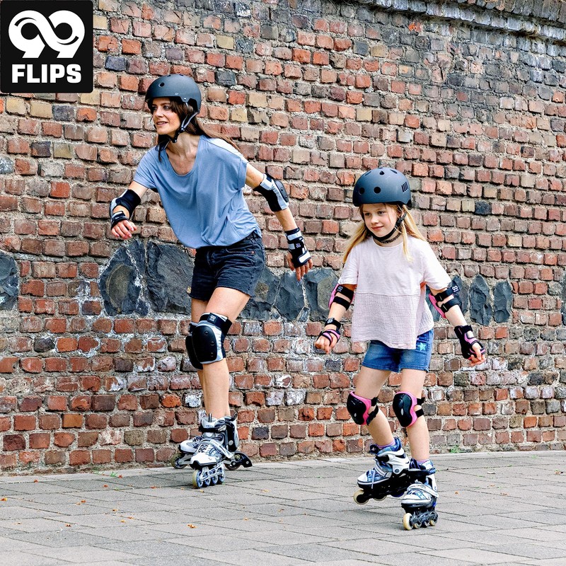 99FLIPS Skate pads adult - Knee and Elbow Pads incl.