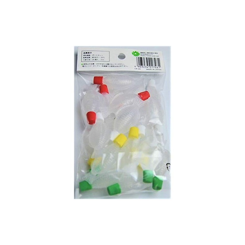 Sauce container Sakana, 0.1 fl oz (3 ml), Colorful, Pack