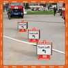 HiGiant 12 Pcs Traffic Cone Sleeve with Pockets for Caution,
