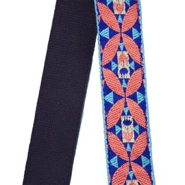 Lepiyan Ribbon VRR3009-01 Camera Strap, SLR Camera Strap, Oribon Camera Strap, Neck Hanging, Adjustable Length, Made in Japan, Tulip, Blue