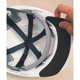 AccuformNMC NMC Hard Hat Brim Magnetic Grinding Catcher, Banana-Shaped Flexible Magnetic Vinyl with Adhesive Back, 7.75" x 1.75", LHB753, American Made Safety Tags, Signs, and Labels