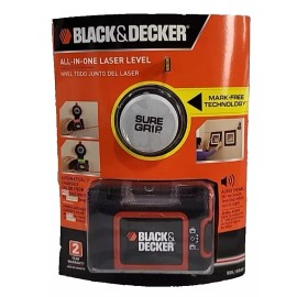 BLACK+DECKER Black Decker Sure Grip Laser Level BDL 100AV ALL-IN-ONE