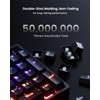 RGB Mechanical Gaming Keyboard Blue Switch, 104 Keys Full-Size Light