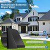 Hon&Guan 8 Inch Vent Covers for Wall with Removable Mesh,