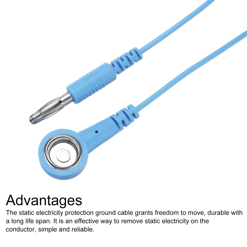 QUARKZMAN ESD Grounding Cable 400 cm / 157 Inch Long,