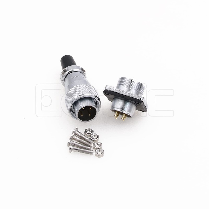 Eonvic WS16 4 Pin Aviation Connector Waterproof Plug Male Female