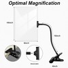 5X Magnifying Glass with Clip for Reading, 10x6 inch Large