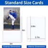 Svalor Trading Card Sleeves Hard Plastic Clear Case Holder 42Pc