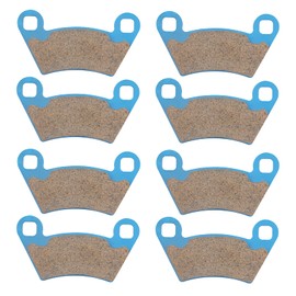 Ceramic Brake Pads Set for Polaris Ranger 400 570 TM XP, 800 Mid Size 2013-2014 Front & Rear Replacement for 2202413