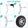 Wall Mount Spare Tire Carrier for Trailer, Spare Tire Wall