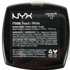 2 NYX Professional Makeup Powder Blush PB06 PEACH.14 Ounce Sealed