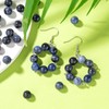 BEEFLYING Pack of 100 8 mm Natural Sodalite Beads Blue