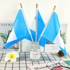 Newperlite Guatemala Stick Flag Guatemalan Small Mini Hand Held Flags