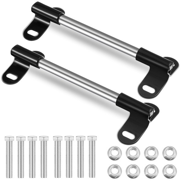 Blulu 2 Set Heavy Duty Wheelbarrow Axle Bracket Set Compatible