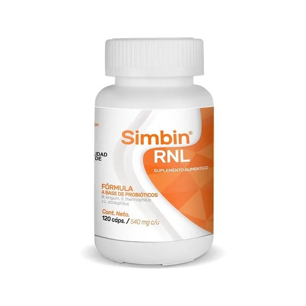 120 Cápsulas De Simbin Rnl Sabor N/a