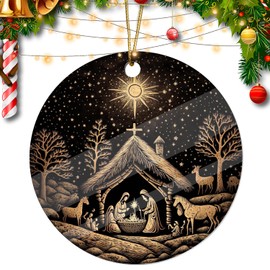 I Saw That Ornaments,White Christmas Ornaments 2024 Funny Christmas Ornaments Christmas Stocking Filler House Warming Gifts New Home-F