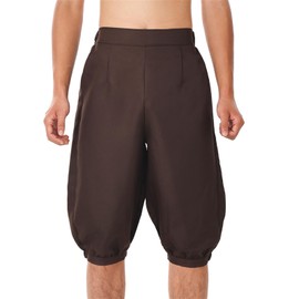 BLESSUME Retro Colonial Pants Renaissance Mens Knicker Pants Breeches