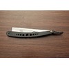 Black Barber Salon Hair Cutting and Grooming Straight Edge Razor