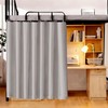 Gxi Grey Blackout Bottom Bunk Bed Curtain Privacy Canopy Single