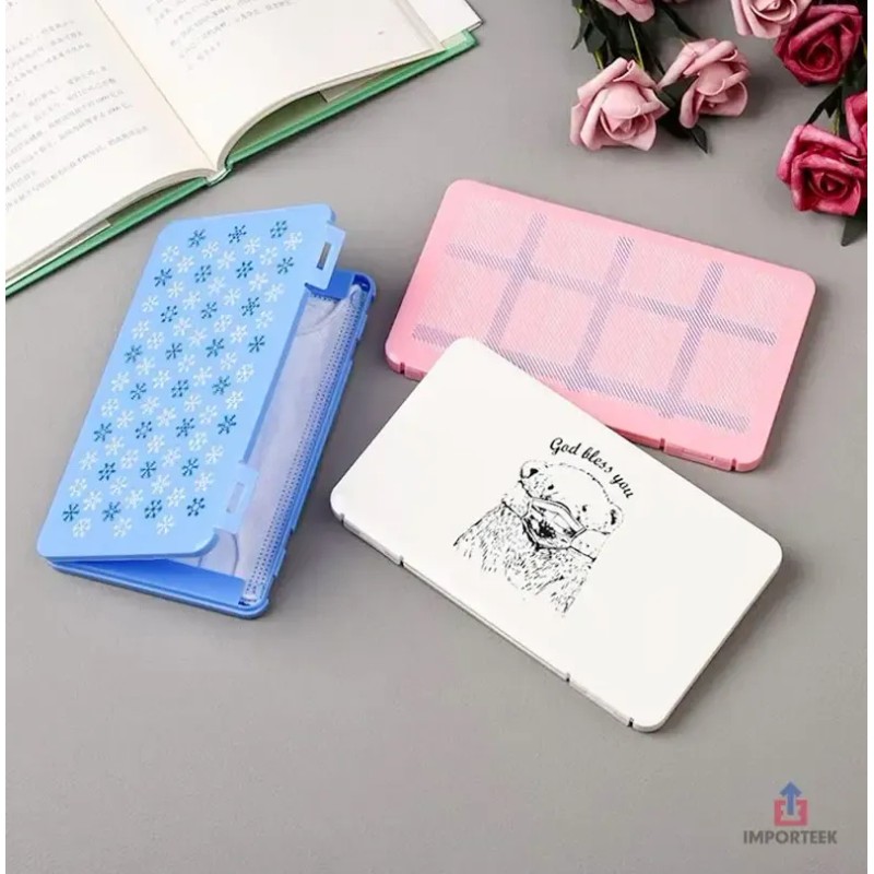Kk . Estuche Porta Cubrebocas Reutilizable Mascarilla Case