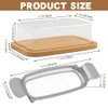 Butter Dish with Lid and Slicer Set for Standard Butter
