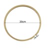 6 Pcs Embroidery Frame Embroidery Frame Tools Bamboo Round 20cm