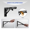 Ravinte Folding Shelf Brackets - Heavy Duty Shelf Brackets Collapsible