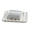 Abbott Collection 27 Ridged Soap Dish-Wht-5" L, White