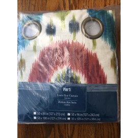 Pier 1 Imports Lucia Ikat Curtain - Grommet Panel Curtain 50x84”