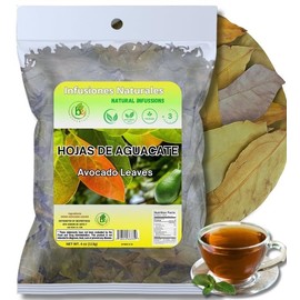Avocado Tea Leaves 4oz - 100% Natural Hojas De Aguacate, Herbal Aromatic Tea, Caffeine-Free, Non-GMO, Single Pack