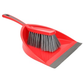 KOTARBAU® Hand Brush 30 cm & Shovel 40 cm with Rubber Lip Plastic Dustpan Set