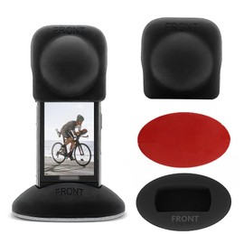 Silicone Non-Slip Desktop Mount for Insta360 X4/X5, Silicone Case Protector for Insta 360 ONE X4/X5 Lens Cap with Silicone Stand Base Case Accessories