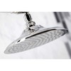 Kingston Brass K136K6 Shower Scape 7-3/4-Inch Round Raindrop Brass Shower