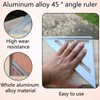 Set Square, 30cm Straight Ruler and 24cm Set Square, Precision