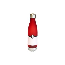 Pokémon Pokéball Drinking Bottle with Screw Cap and Approx. 650 ml Capacity for School or Excursion Made of PET