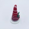 Pier 1 Glass Santa Hat Figurine Candy Cane Striped New