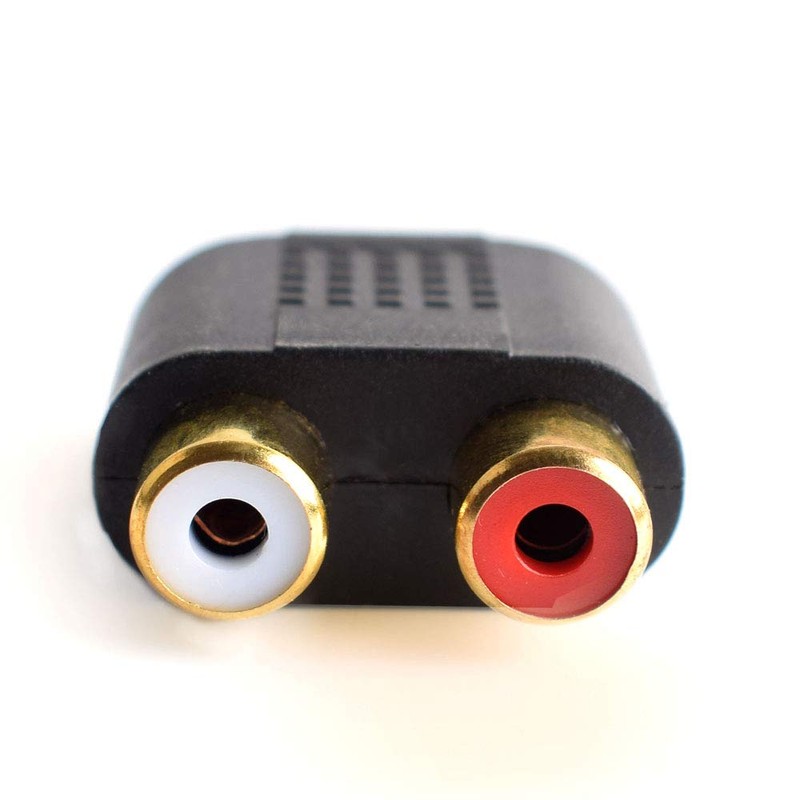 ANDTOBO 3.5 mm TRS to Dual RCA F (2-Pack), 3.5mm