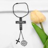 SEIRAA Car Cross Hanging Ornament Drive Safe Prayer Car Hanging