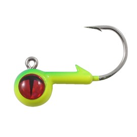 Northland Fishing Tackle Freshwater Tungsten Short Shank Fishing Jig for Bass, Walleye, Trout, and Many Others, Parakeet, 1/16 Oz