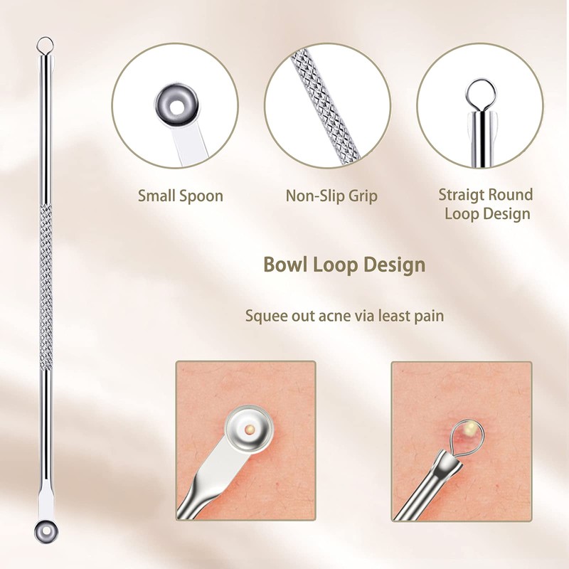 5 Piece Blackhead Remover Set, Blackhead Remover Made of High-Quality