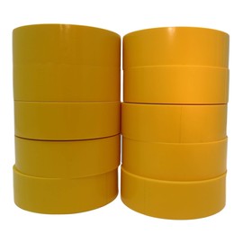 GGR Supplies T.R.U. EL-766AW Color General Purpose Electrical Tape 66' (L) UL/CSA Listed core. Utility Vinyl Synthetic Rubber Electrical Tape (1 in. x 66 ft. (Pack of 10), Yellow)