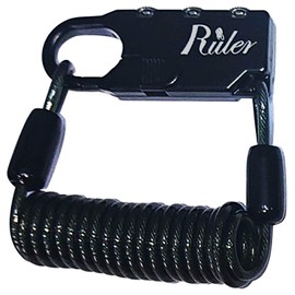 Ruler MC-2013U Mini Lock My Set Lock, Φ0.1 x 39.4 inches (3 x 1000 mm), Black