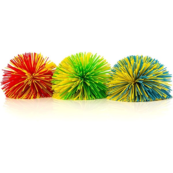 The Original 3-Pack of Monkey Stringy Balls (Latex-Free, BPA/Phthalate-Free) -
